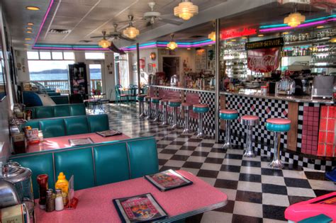 1950s diner decor|old fashioned diner signs.